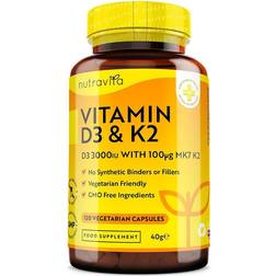 Vitamin D3 With Vitamin K2 120