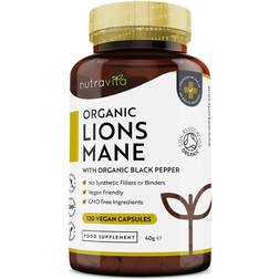 Organic Lions Mane 120 Vegan