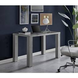 Pivero Grey High Gloss Writing Desk