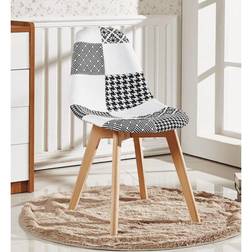 Life Interiors Chrono Patchwork Set Kitchen Chair