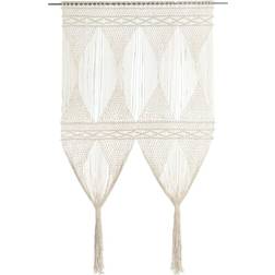 vidaXL Macrame Curtain Shade Translucent