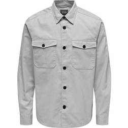 Only & Sons Loose Fit Shirts - Grey/Moonstruck