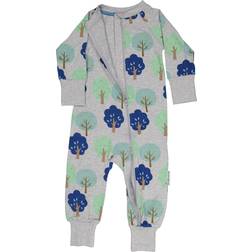 Geggamoja Bambu Pyjamas - Trees Gray