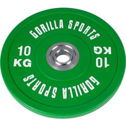 Gorilla Sports Bumper Plates COLOR 50 mm