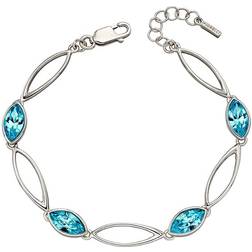 Fiorelli Twist Navette Aqua Bohemia Crystal Bracelet B5211A