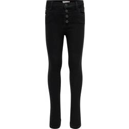 Only Kids Rose Button Jeans - Noir