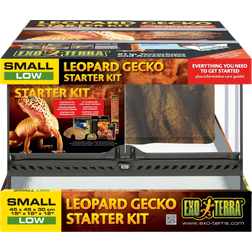 Exo Terra Leopard Gecko Terrarium Starter Kit Small/Low