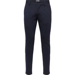 Only & Sons Chinos Taille Bleu Marine