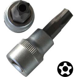 Bato Stifttop kort 3/8" Star hul Torx-skruetrækker