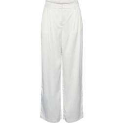 Pieces Pclibby wide pants Damebukser Hvid