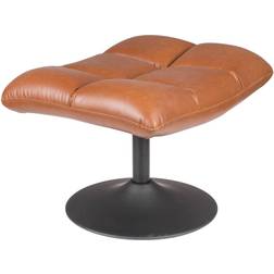 Dutchbone Hocker Footstool Brown 46cm H X 67cm W X 51.5cm D Bar Stool