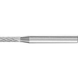 Pferd Hartmetall Frässtift Zylinder ZYAS stirnverzahnt Ø 04x13mm Schaft-Ø 6mm Z4 universal mittel fein