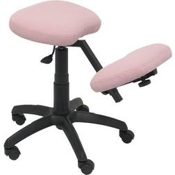 P&C Taburete Ergonómico Lietor 37G Rosa Claro 62 cm Silla de oficina