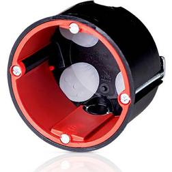 MTO Forfradåse Ø68 50mm, brandsikker, f. 4xØ20mm rør, sort 10 stk