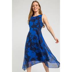 Roman Petite Floral Print Chiffon Dress