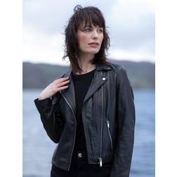 Lakeland Leather Women's Thirlmere Biker Jacket - Black