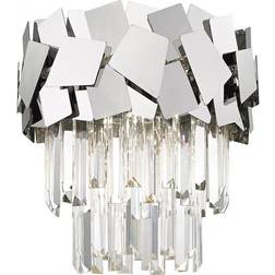 Impex Lighting Crystal Laser Cut Ceiling Flush Light