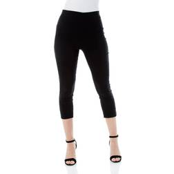 Roman Cropped Stretch Trouser - Black