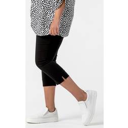 Roman Curve Cropped Stretch Trouser - Black Curve