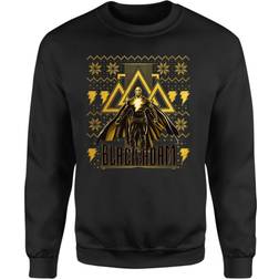 Black Adam Gold Christmas Christmas Jumper Black Black