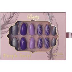 Dashy 24 Nails Couture Kit Purple Swirl