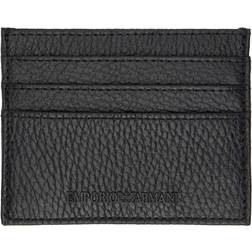 Emporio Armani Credit Card Holder Noir En Cuir