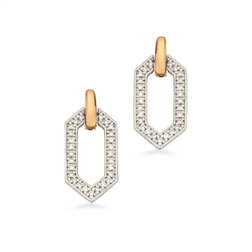 Scrouples Karat Guld Örhängen Med Diamanter 0,16 Carat W/si 121916