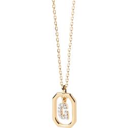 Pdpaola Gold Mini Letter G Necklace - Gold