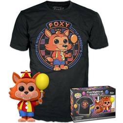 Funko Fnaf Sb Booble Head Pop Nr 907 Balloon Foxy (Flocked) Tee (L)