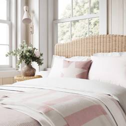 Helena Springfield 'Ticking Stripe' Set Duvet Cover Pink