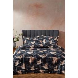 Flyway Birds Luxury Cotton Piped Duvet Cover