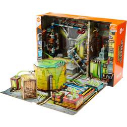 Hexbug JUNKBOTS Small Factory Habitat Sector 44 Research Lab, Surprise Toy Playset, Build and LOL with Boys and Girls, Toys for Kids, 200 Pieces of Action Construction Figures, for Ages 5 and Up