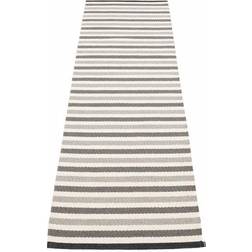 Pappelina Teo Tæppe, Warm Grey/charcoal/vanilla, 70x300 Hvid, Sort, Beige, Grå cm