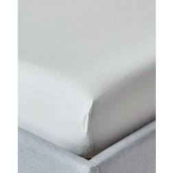 Homescapes Egyptian Cotton Fitted Thread Bed Sheet Grey, Silver