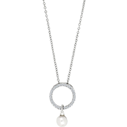 Nordahl Andersen Joanli Nor Lisbethnor Sterling Silver Halsband Med Pärla Och Zirconia 20452080900