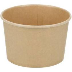papbæger 240 ml Ps/50 stk brun 58 mm Ø96 mm
