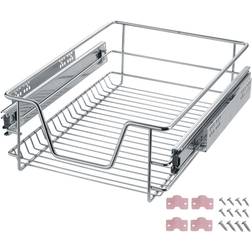 tectake Teleskopschublade für Küchen- und Schlafzimmerschränke 40 cm