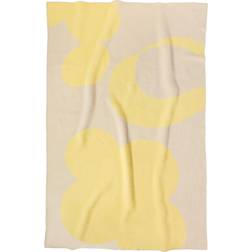 Anemone Filt Beige, Grön, Gul (200x130cm)