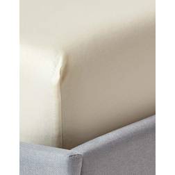 Homescapes Cream 400 Thread Super Cream Bed Sheet