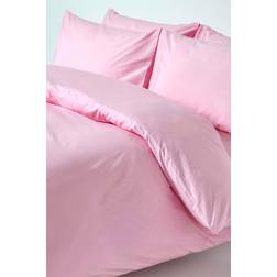 Homescapes Single, Egyptian Cotton Duvet Cover Pink