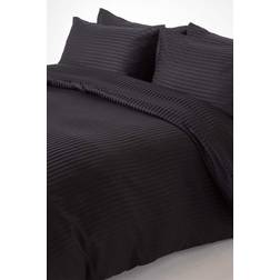 Homescapes Egyptian Cotton Thread Super Duvet Cover Black