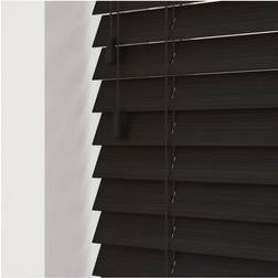 Walnut 50mm Fine Grain Slatted Blinds