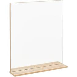 Fackelmann Finn Flat Wall Mounted Vanity & Dresser Mirror 69cm H X 60cm W X 11cm D