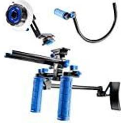 Mantona Walimex Pro DSLR Rig Hand Schulter Stativ Starter Set RL-00 II