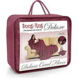 Snug Rug Deluxe Filt Brun, Rosa, Röd, Blå, Grön, Grå, Beige (214x152cm)