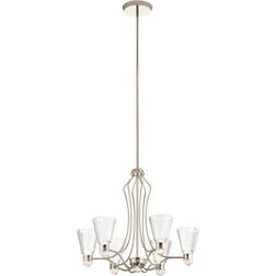Elstead Lighting Kayva ljuskrona Polerad Pendellampa
