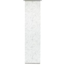 Gardinia Panel Curtain 60 x 245 cm White/Grey