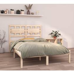 vidaXL 120x190 cm Massivt Træ Sengeramme