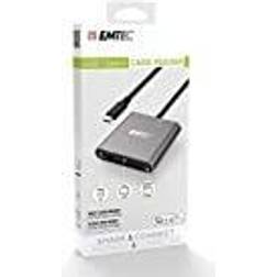 Emtec Lecteur de Cartes T610C USB 3.0 typ C