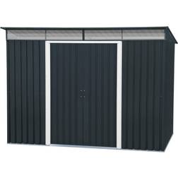 Duramax TOP Pent Roof Skylight 8 x 6 4.86 m2 Metal Garden Shed (Building Area )
